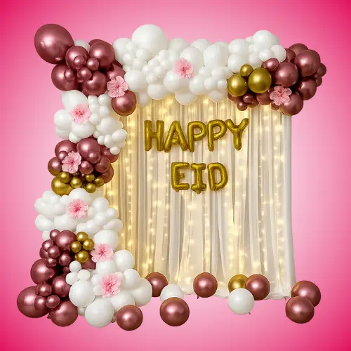 Eid balloon decoration UAE