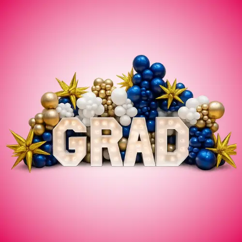 Graduation balloon decoration UAE
