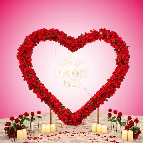 Proposal balloon decoration UAE