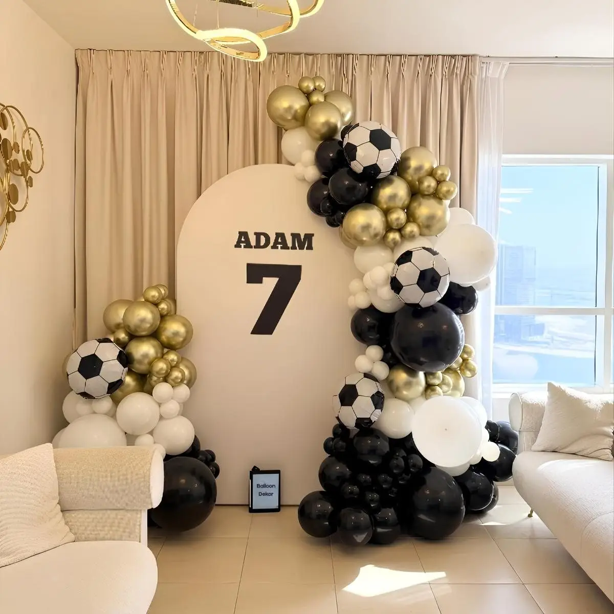 Game Day Glam Birthday Setup