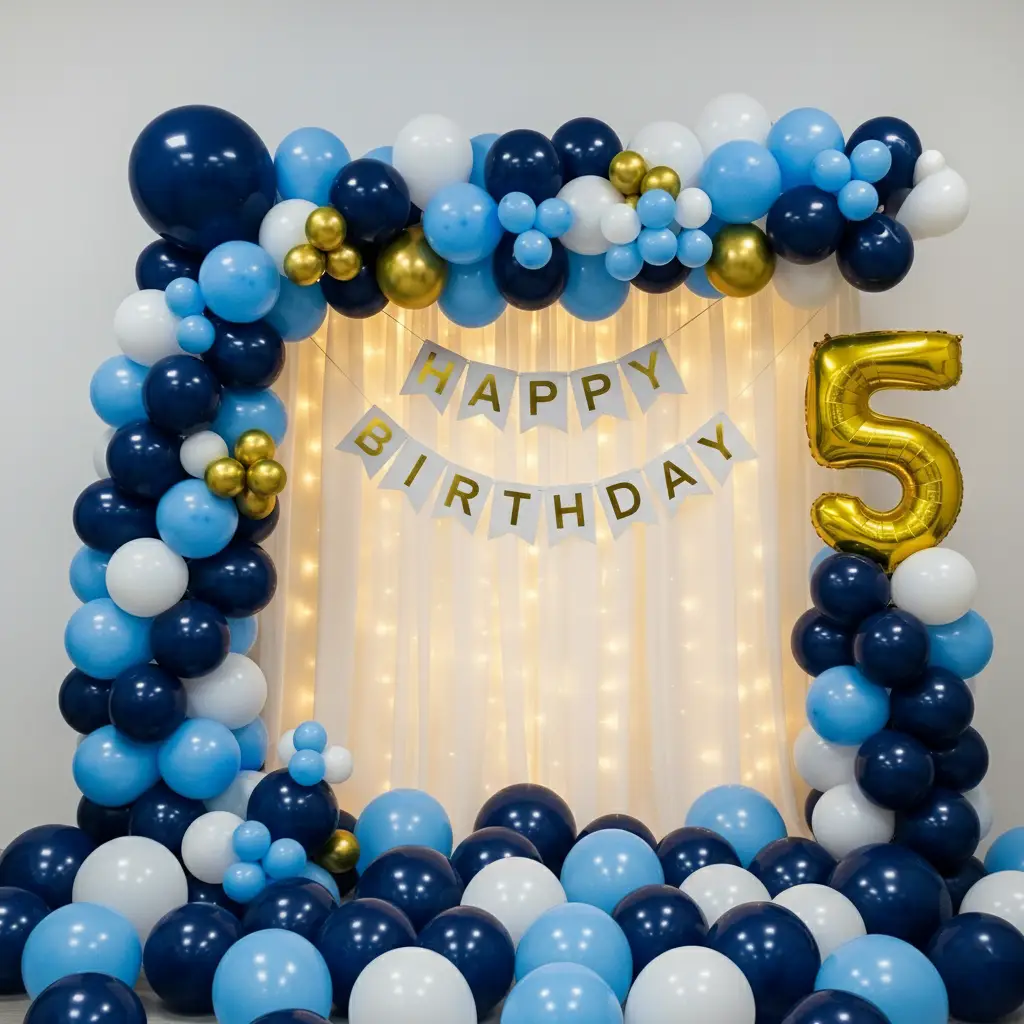 Baby Boy birthday decor