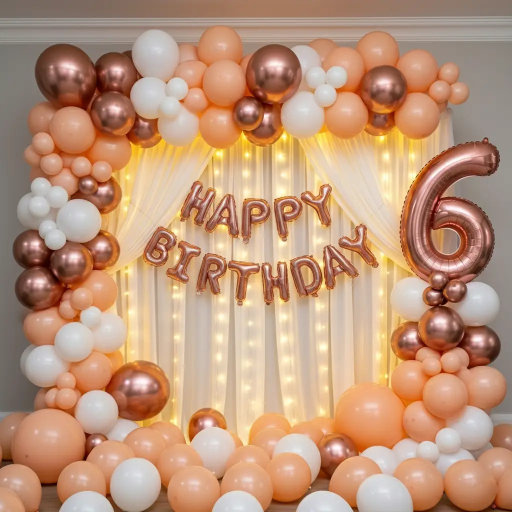 Kid's Birthday Balloon Decoration