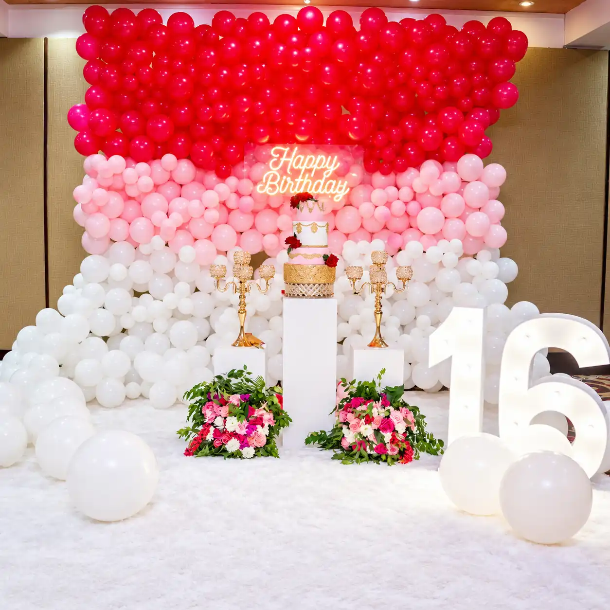 Balloon Wall Setup