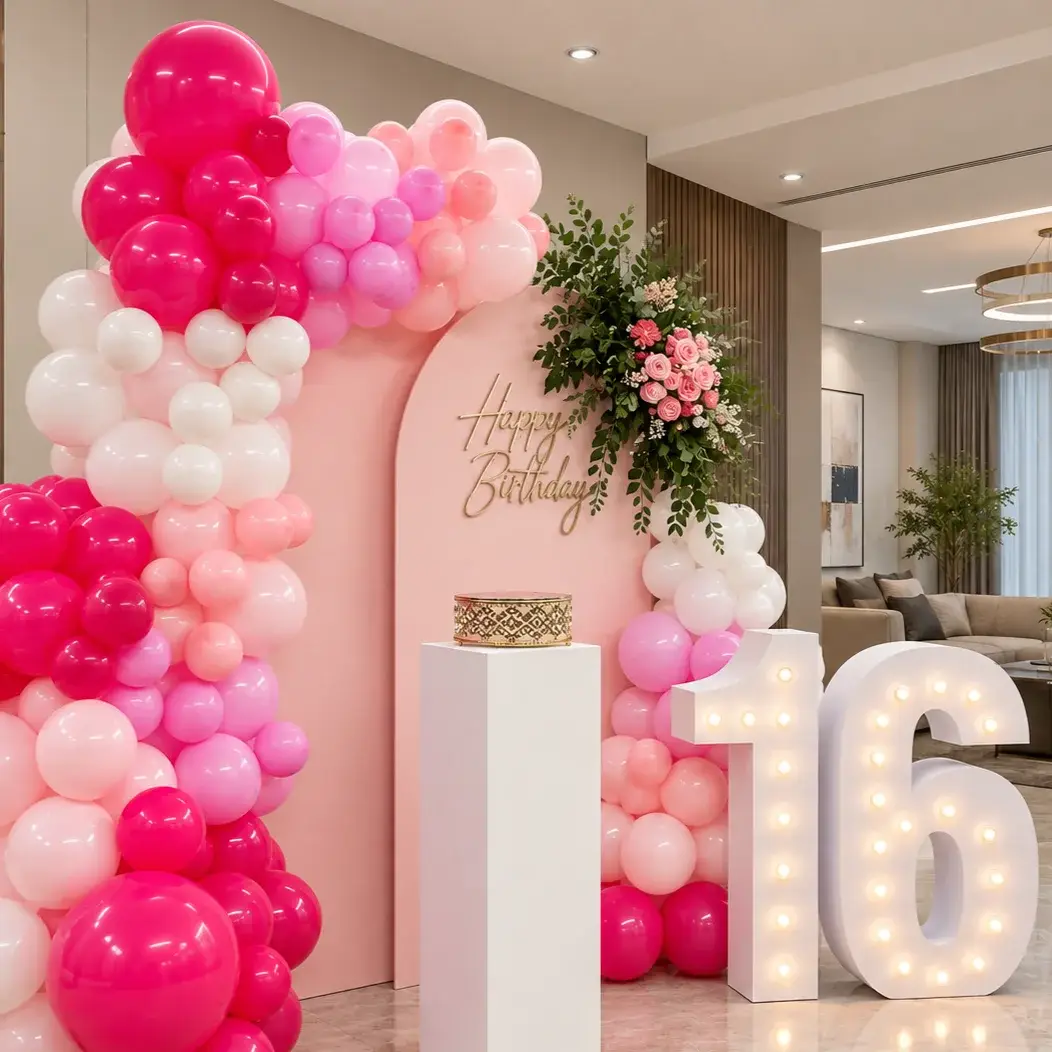 Elegant Panel Birthday Decoration