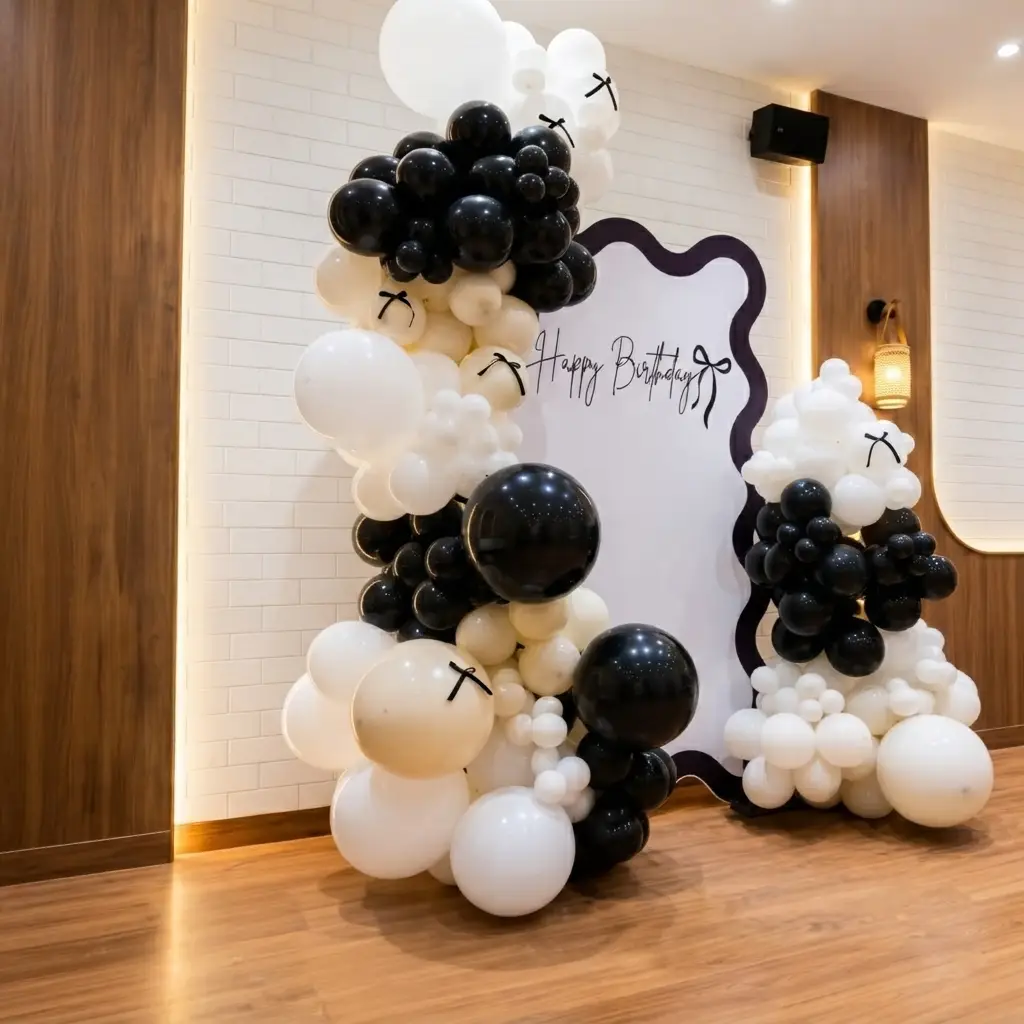 Happy Birthday Arch Backdrop