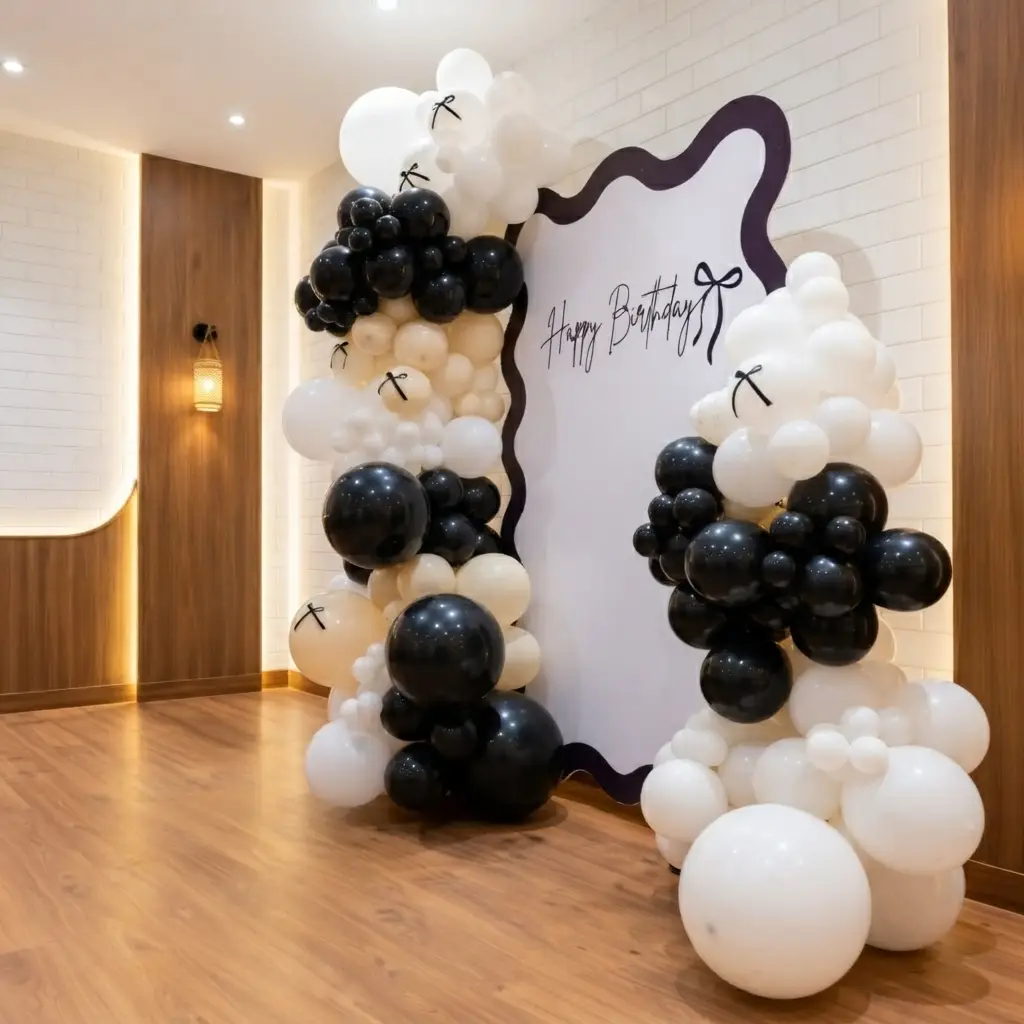 Happy Birthday Arch Backdrop