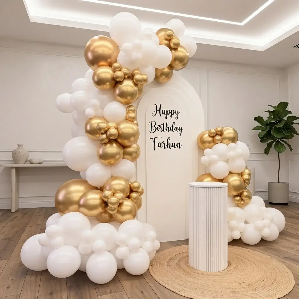 Premium Birthday Arch Setup