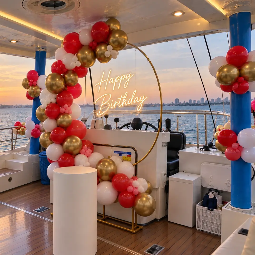 Yacht Birthday Party Decoration