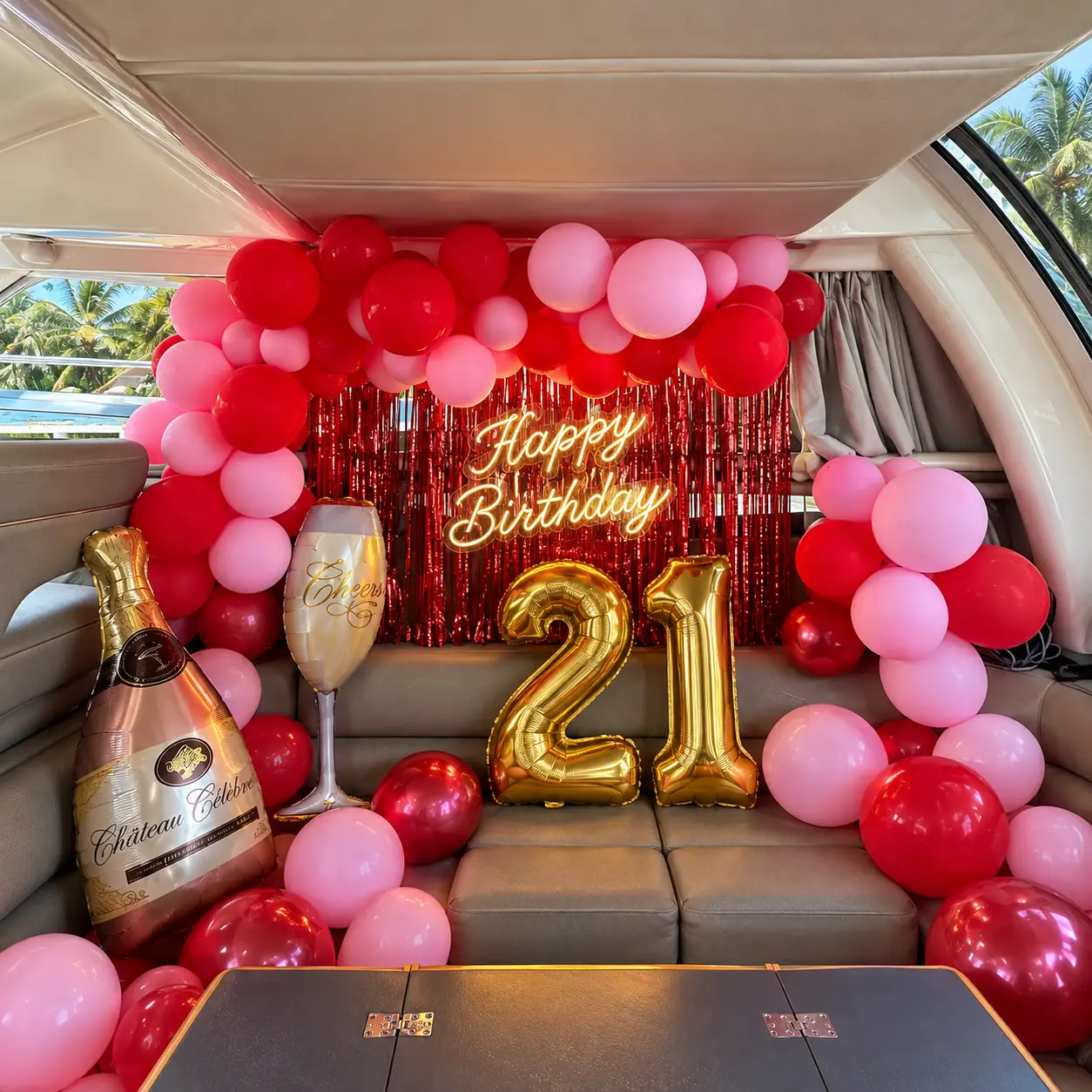 Yacht Decoration for 21st Birthday