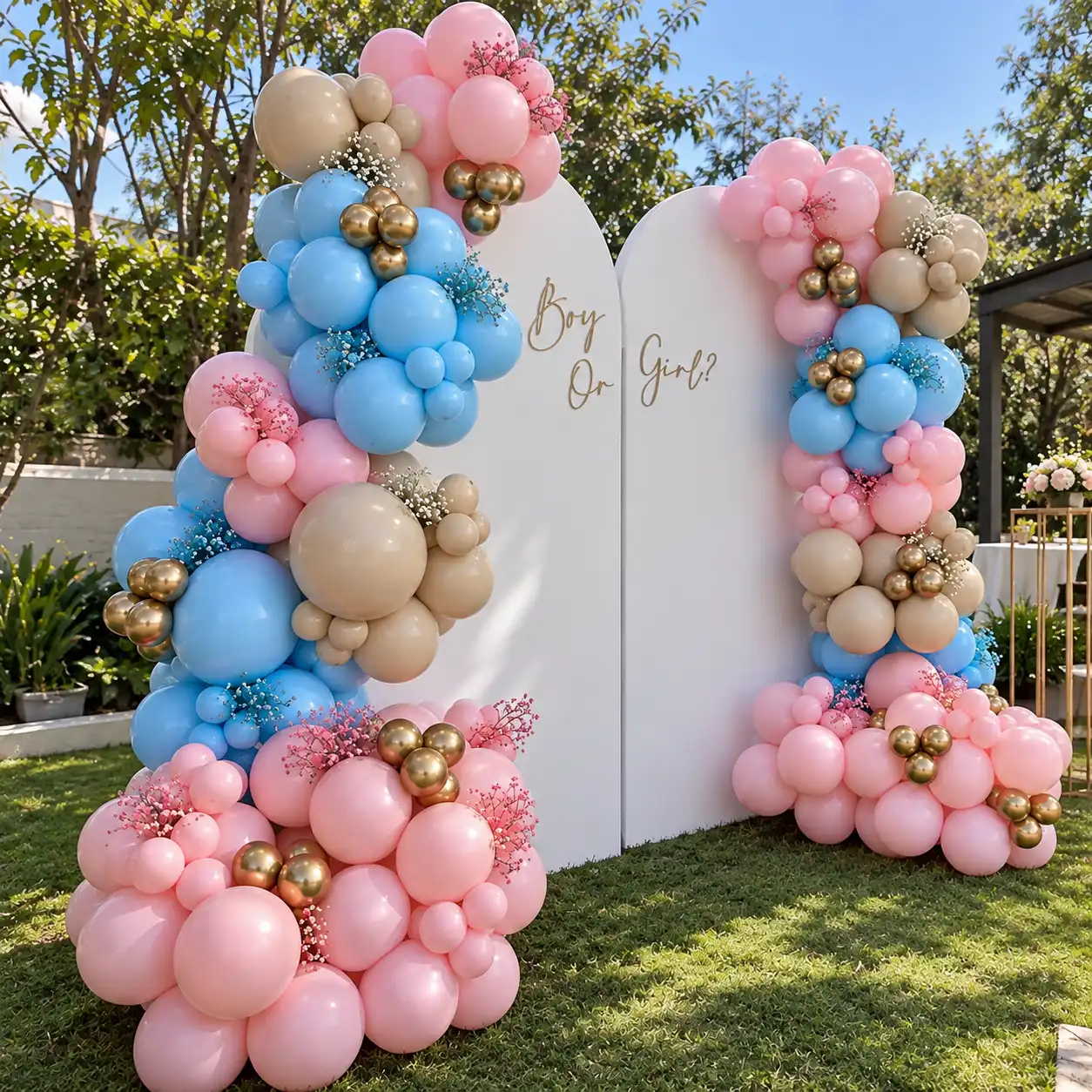 Bright Beginnings Baby Shower Setup