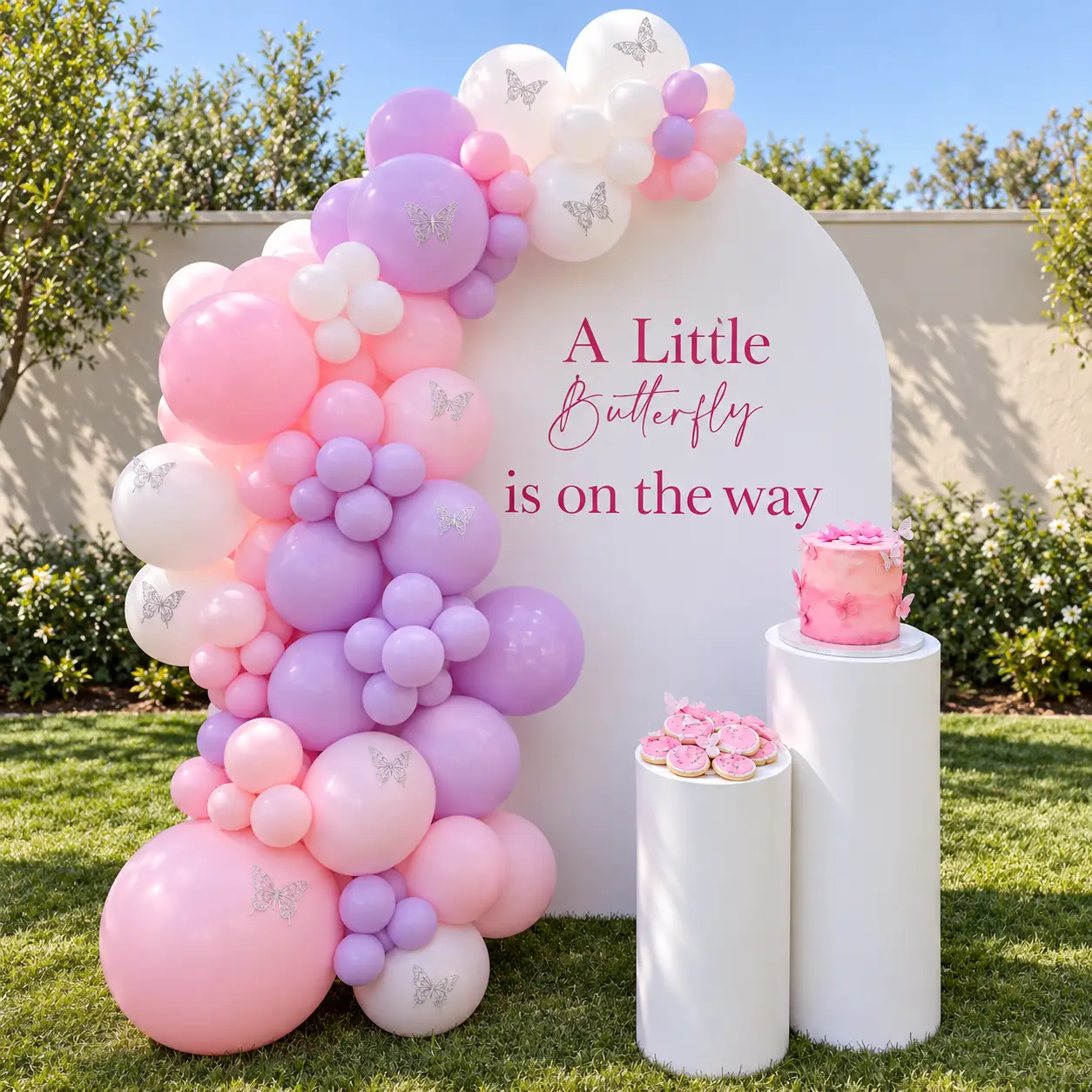 Customized Baby Shower Backdrop Decor in Abu Dhabi