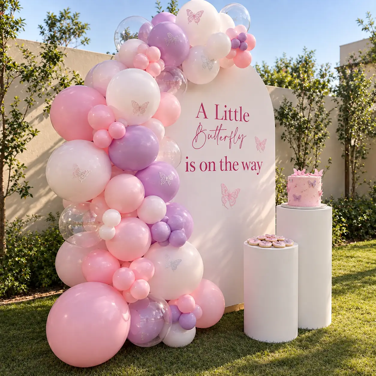 Customized Baby Shower Backdrop Decor in Abu Dhabi