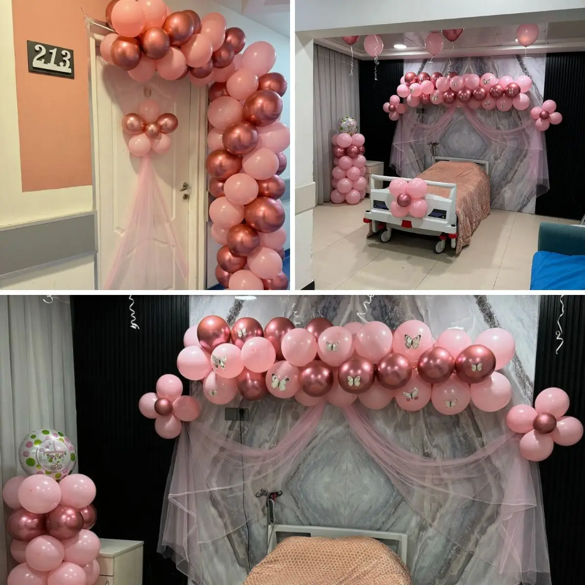 Rose Gold Welcome Decor for Little Princess