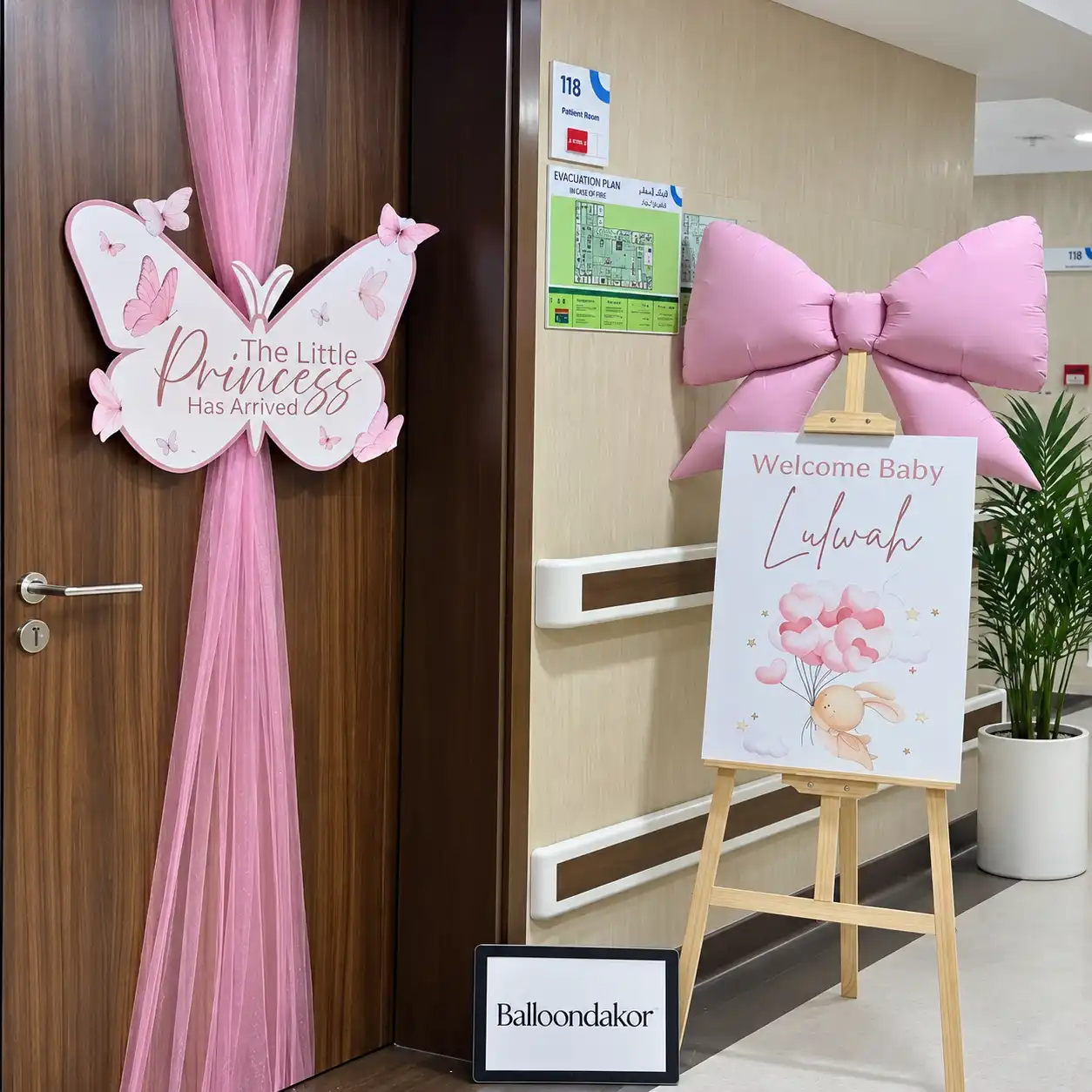Little Princess Hospital Welcome Decor
