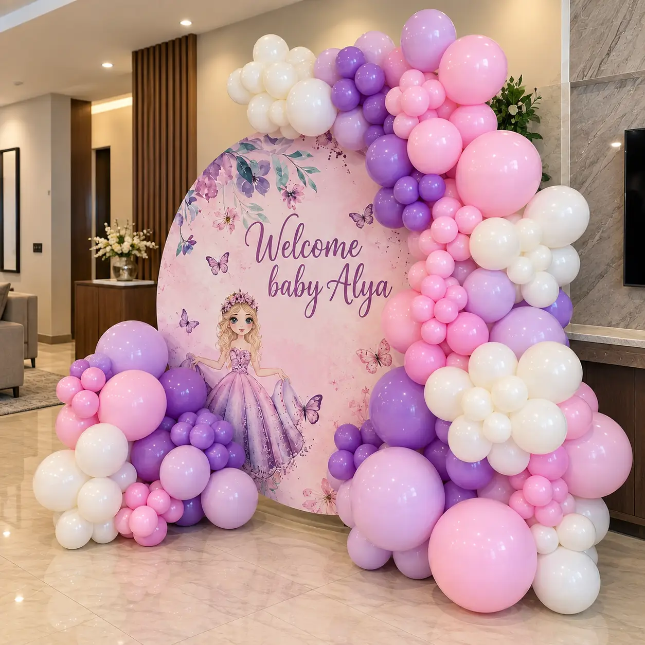 Newborn Celebration Decor in Abu Dhabi