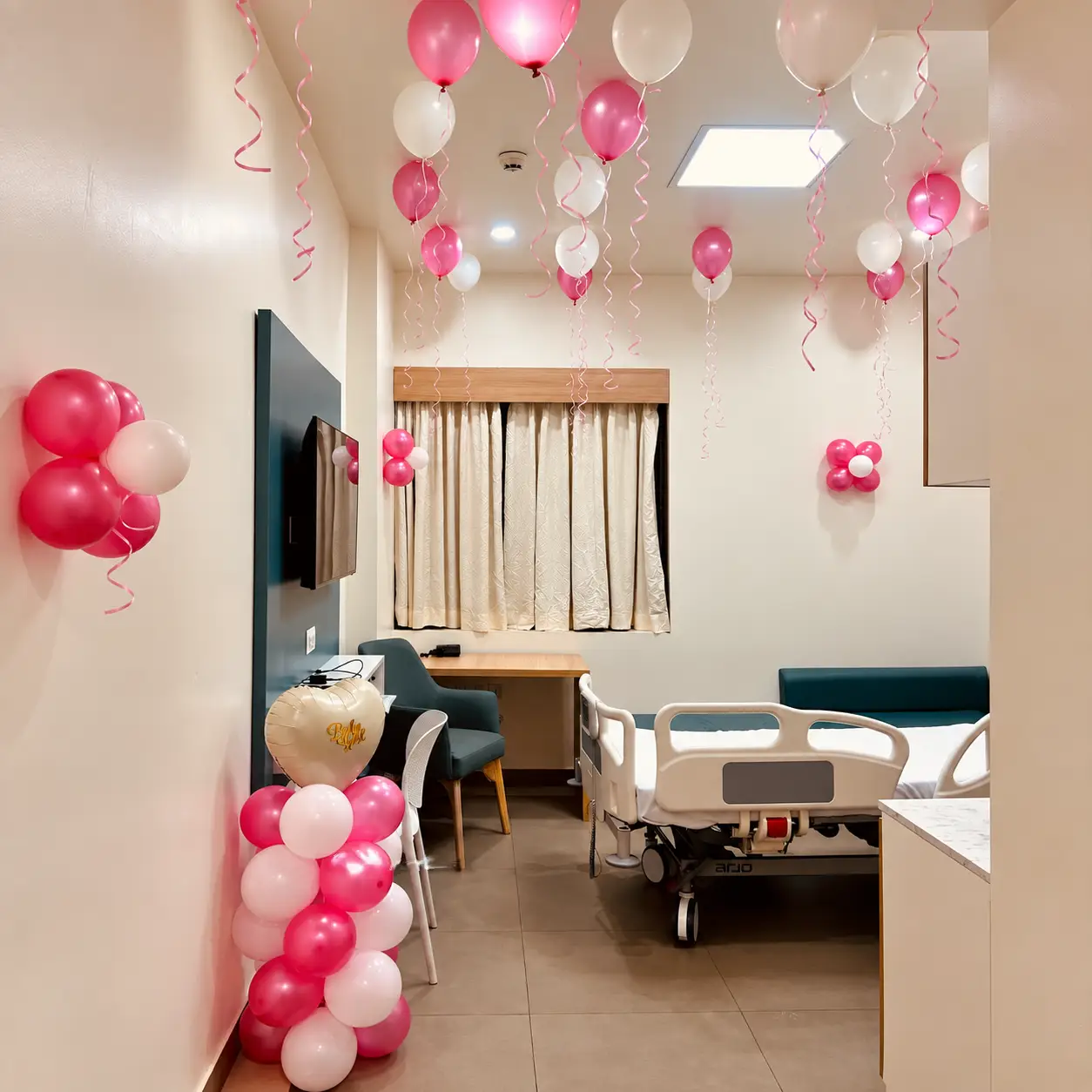Welcome Baby Boy Hospital Decor