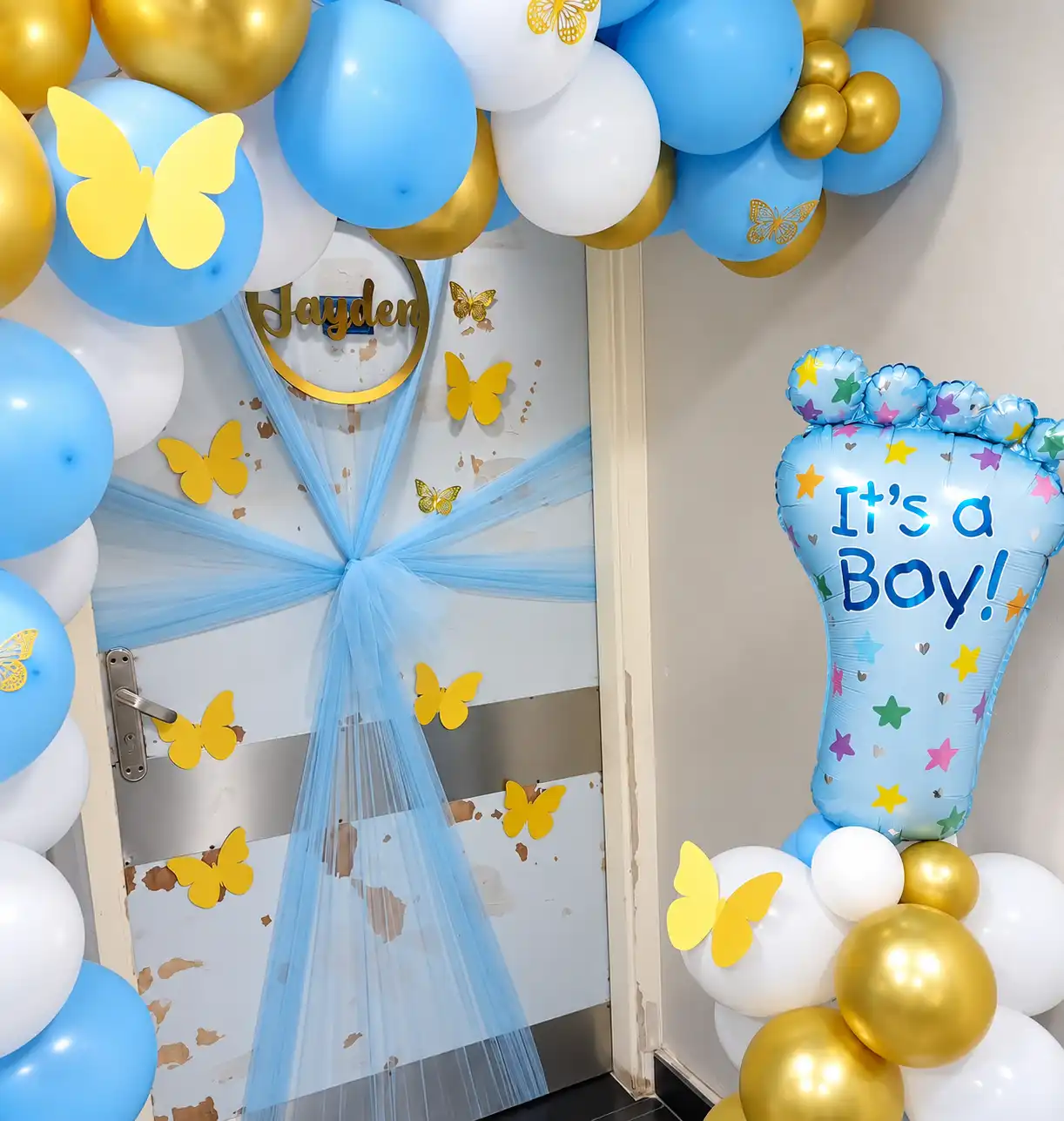 Welcome Baby Cabin Decoration