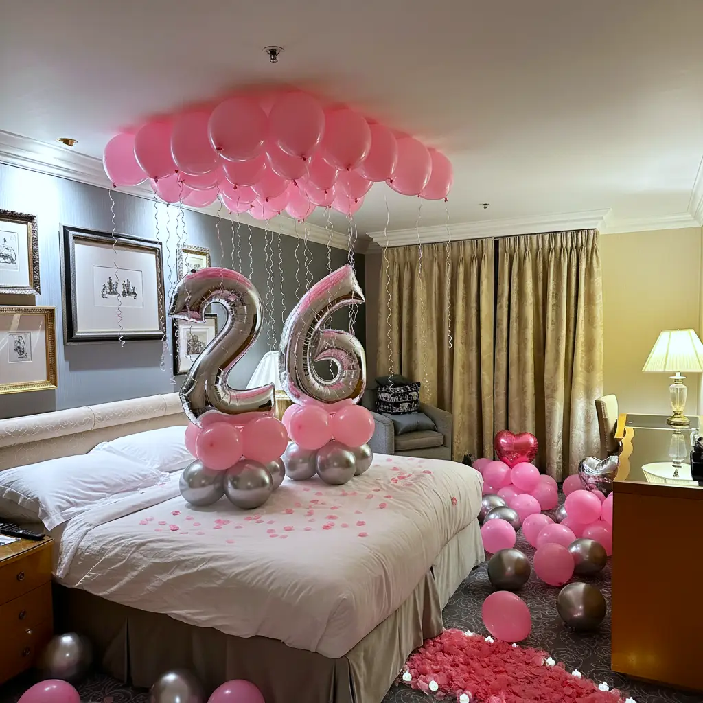 Pink Paradise Room Setup