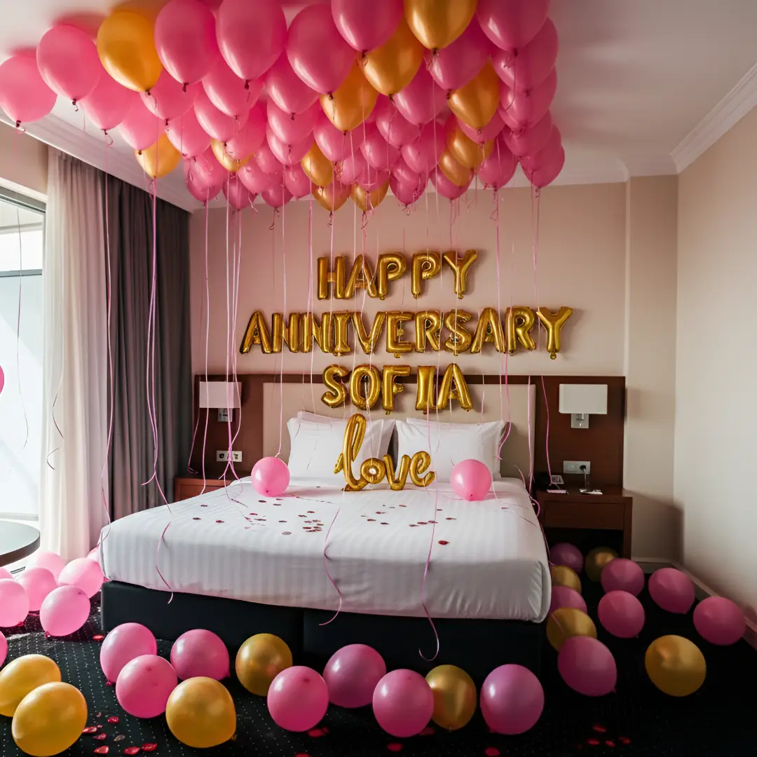 Pink Love Romantic Room Setup