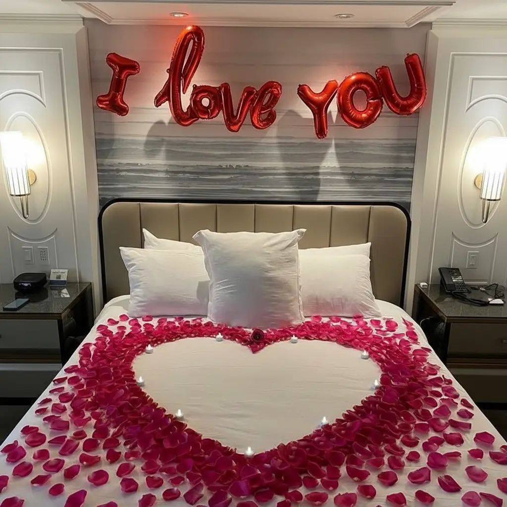 Intimate Floral Bedroom Decoration