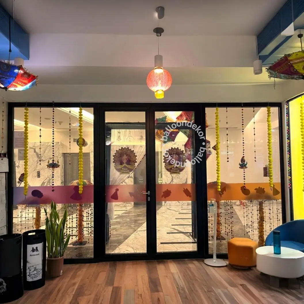 Modern Office Diwali Setup in Dubai