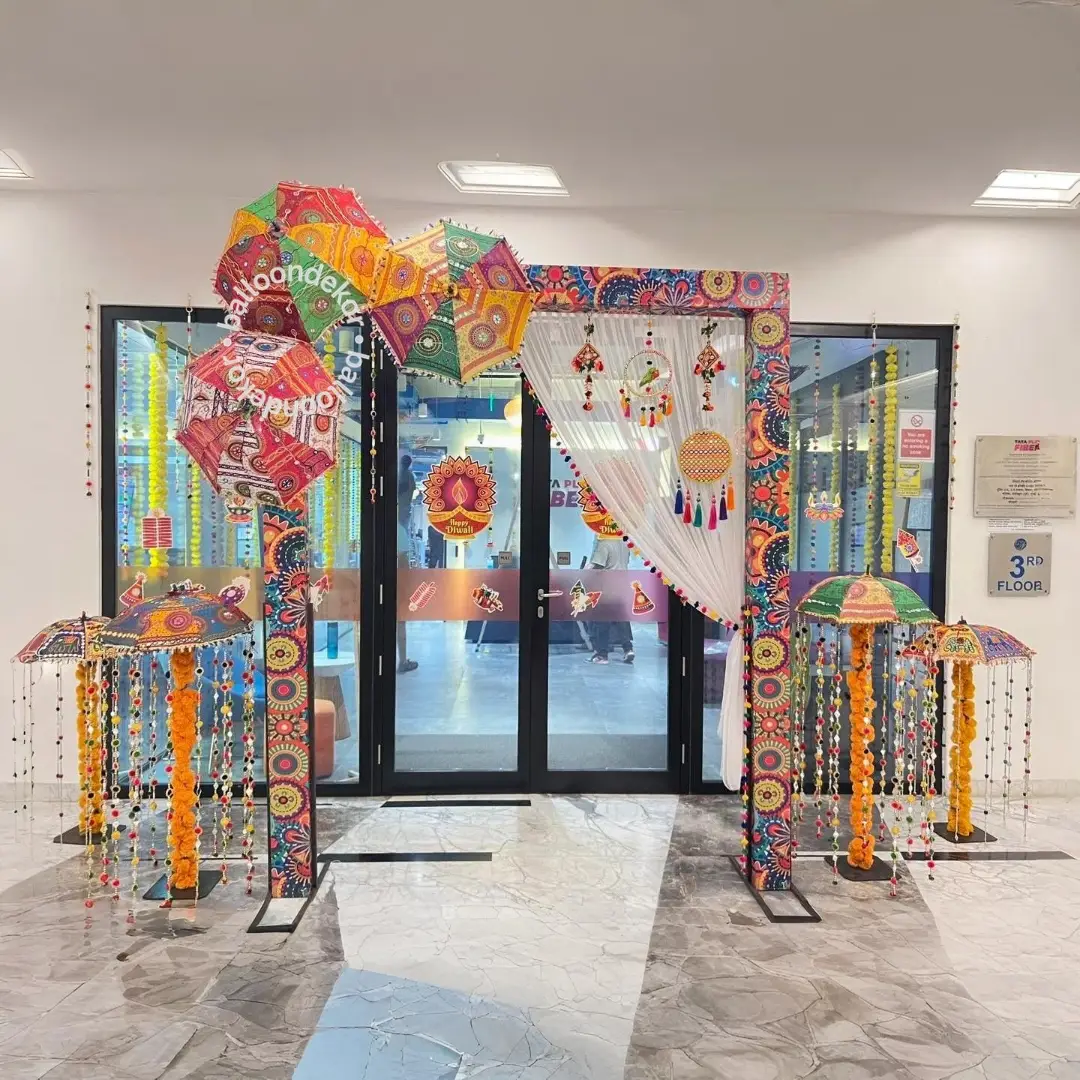 Diwali Decoration for Office Entrance in Dubai