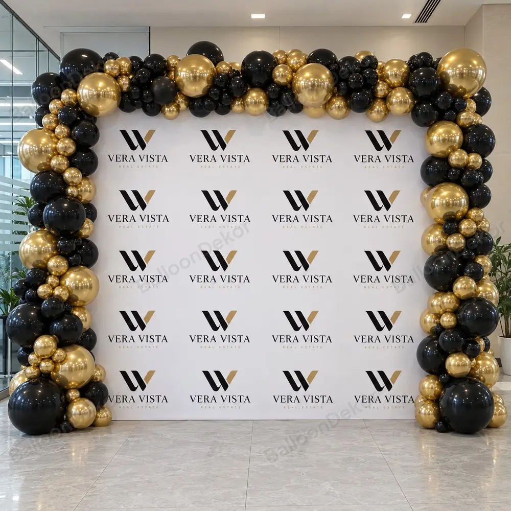Backdrop Decoration for Office Opening