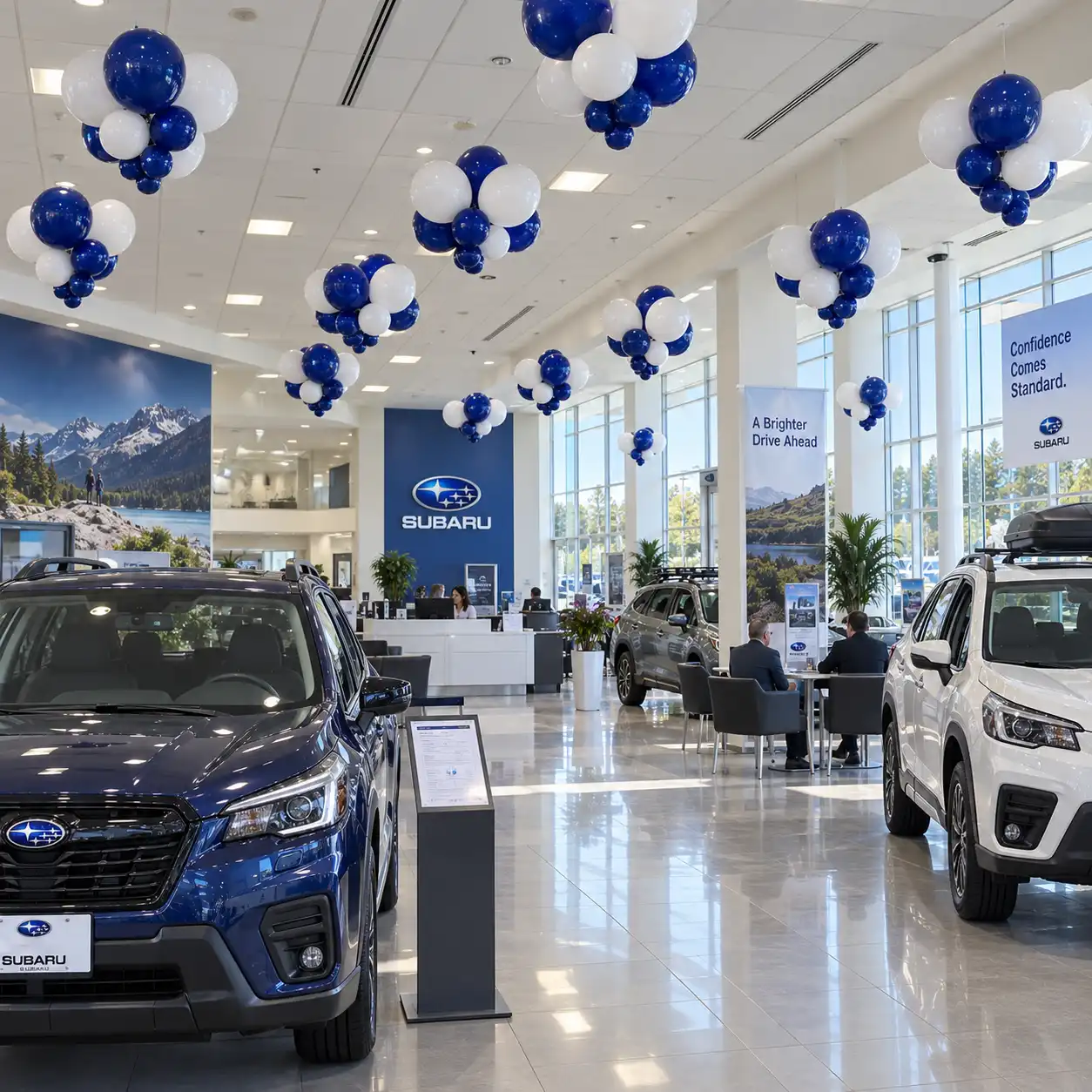 Bow theme Showroom Inauguration Setup