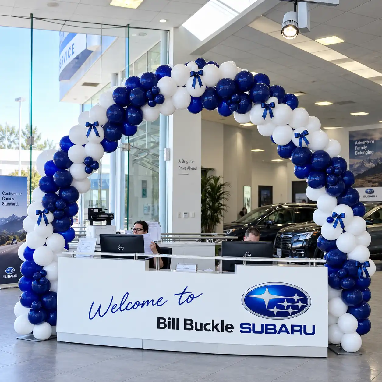 Bow theme Showroom Inauguration Setup