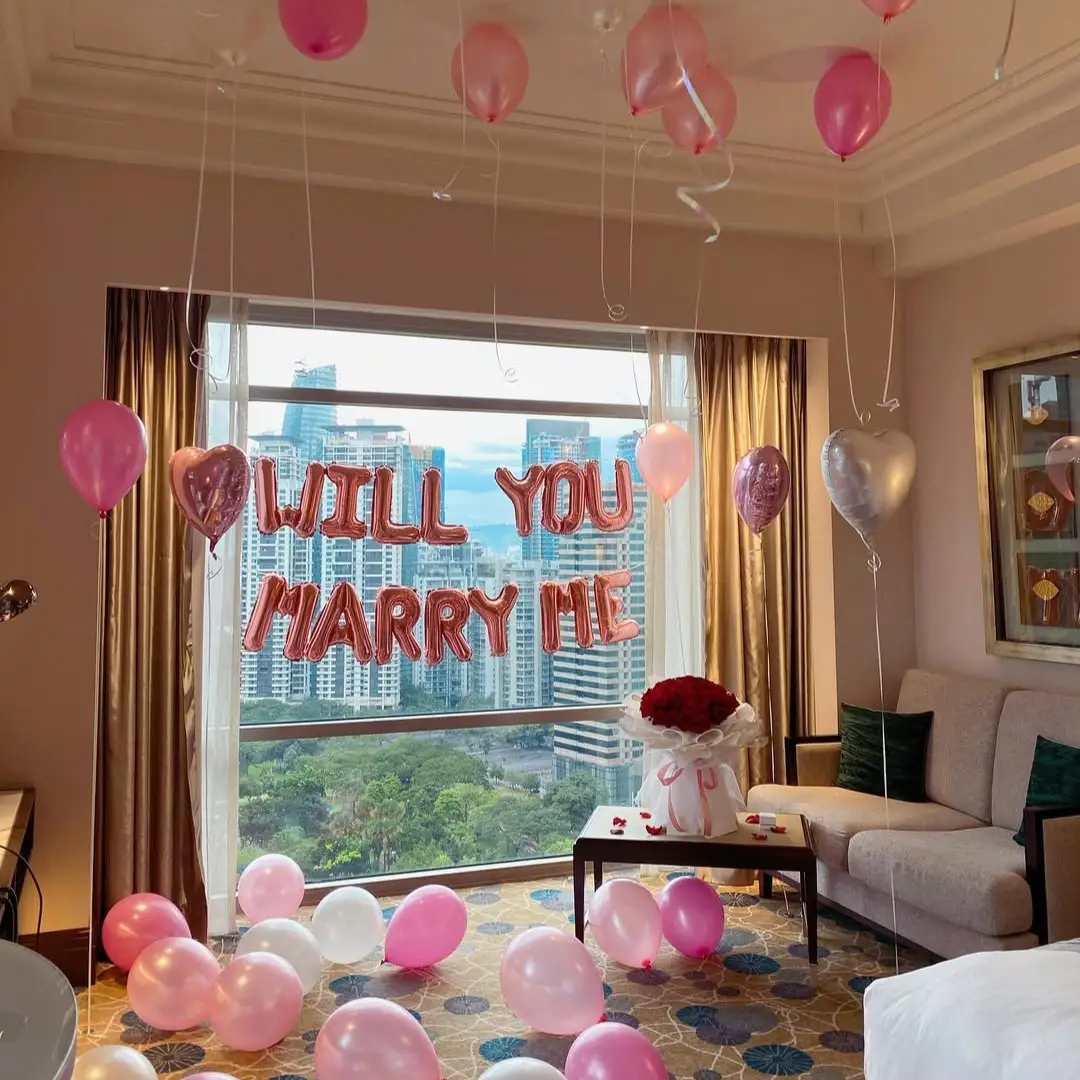 Simple Marry Me Decoration