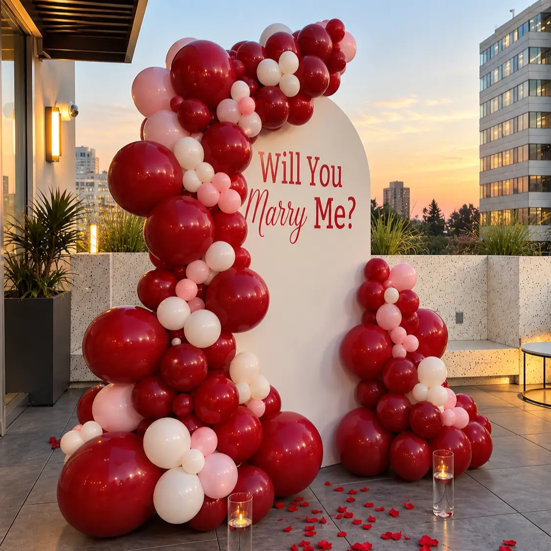 Elegant Proposal Decoration in Abu Dhabi