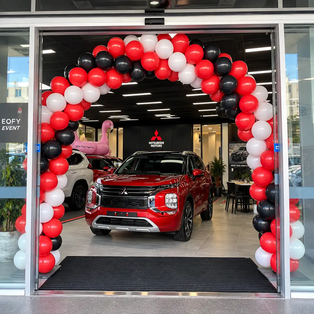 Car Showroom Opening Balloon Decoration