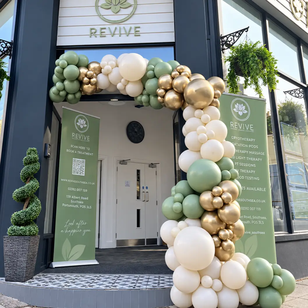 Clinic Entrance Balloon Decoration