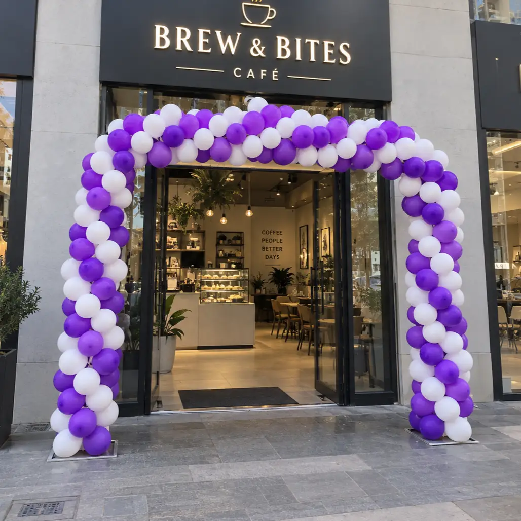 Coffee Shop Welcome Gate Decoration