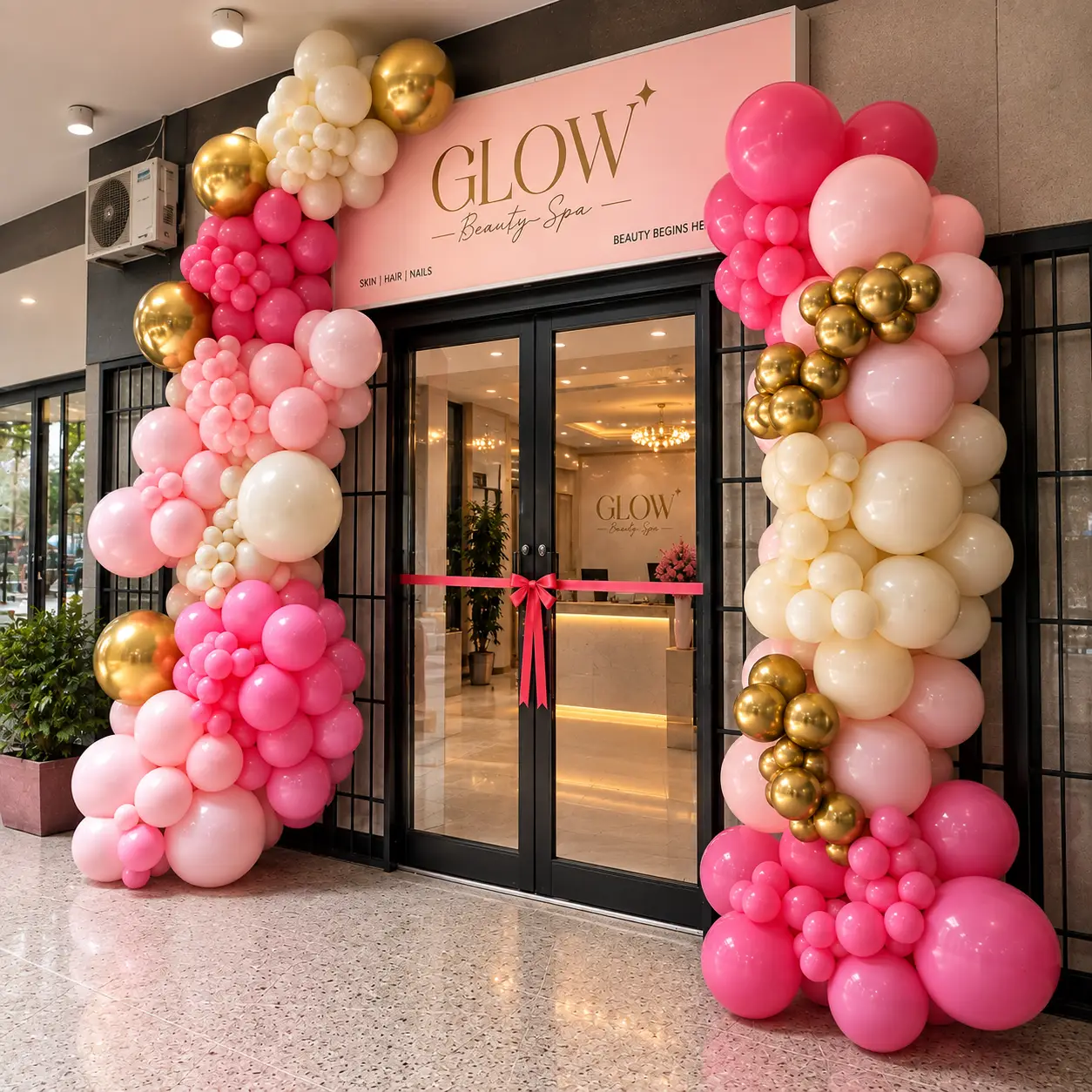Entrance Gate Decor for Spa Opening