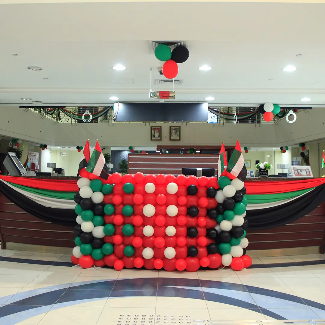 Corporate Lobby Decoration for UAE National Day
