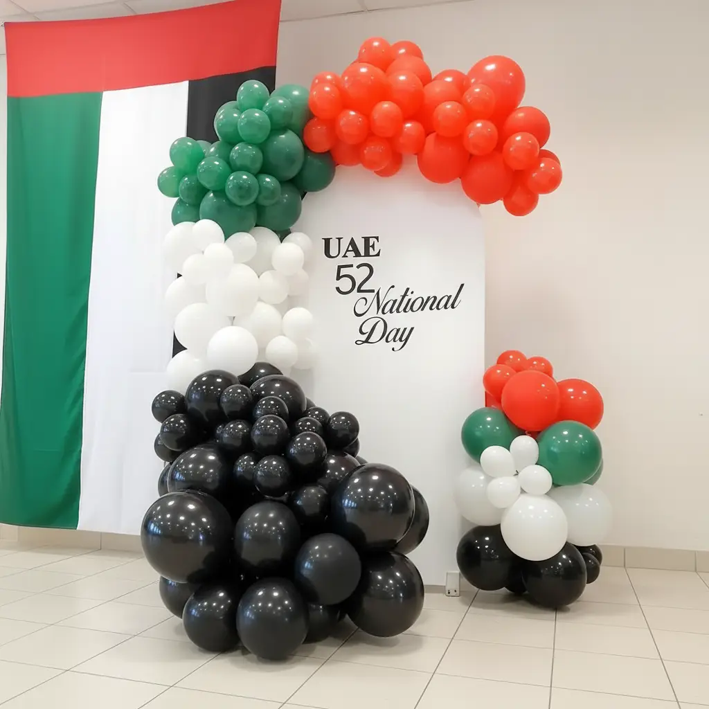 Customized National Day Balloon Setup