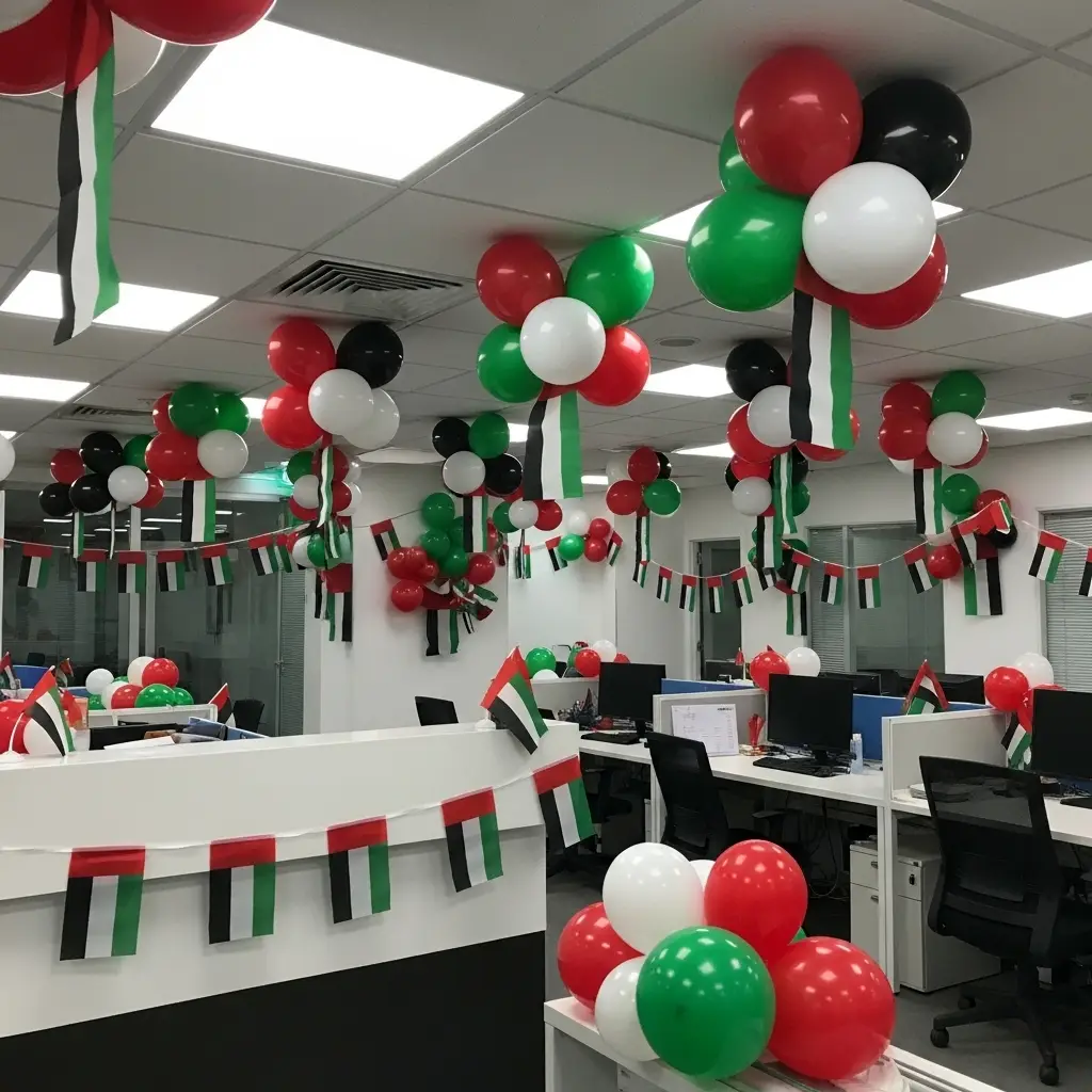 Indoor Corporate Event Balloon Decor UAE