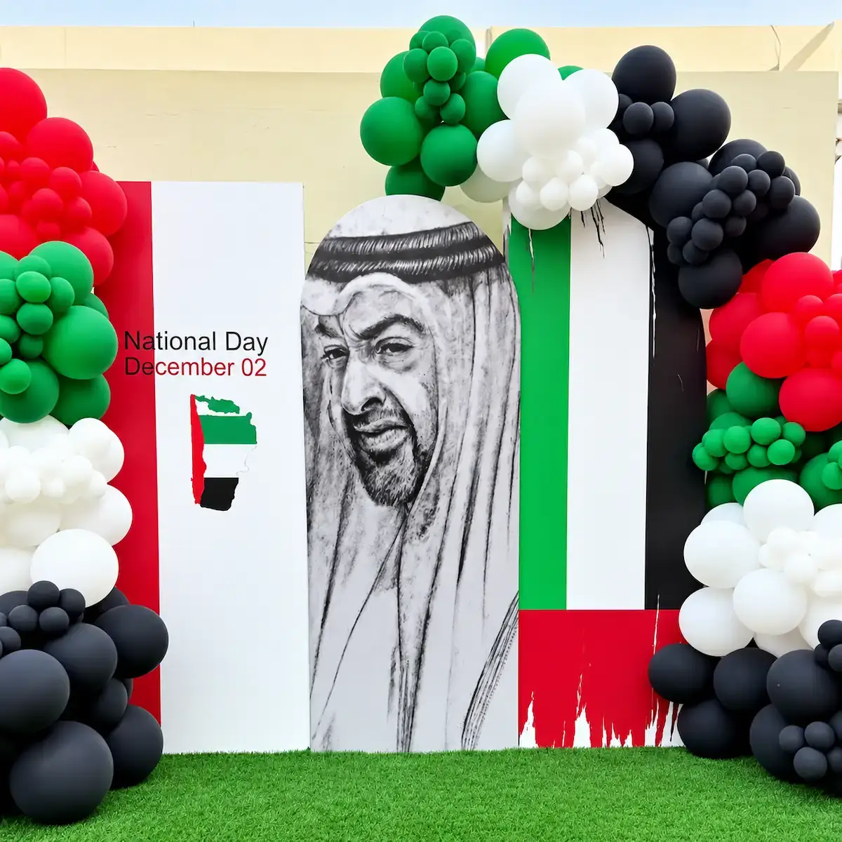 Grand National Day Balloon Setup Dubai