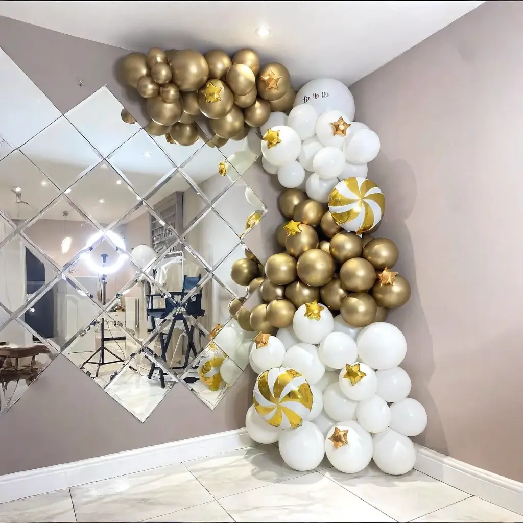 Elegant Christmas Balloon Setup UAE