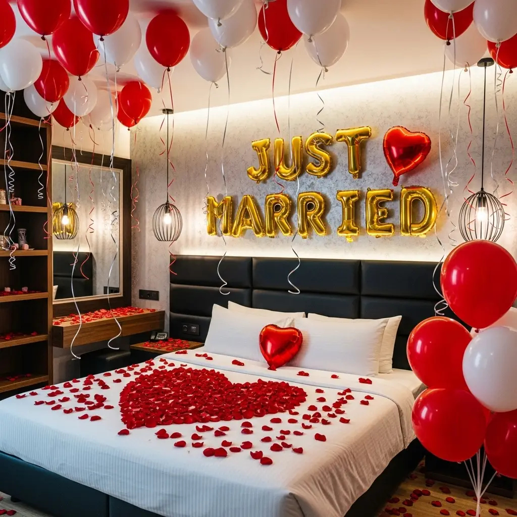 Love Spark Wedding Night Setup