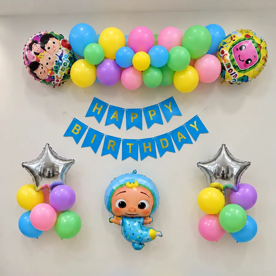 Chat gpt sep — Basic Cocomelon Theme Birthday Setup
