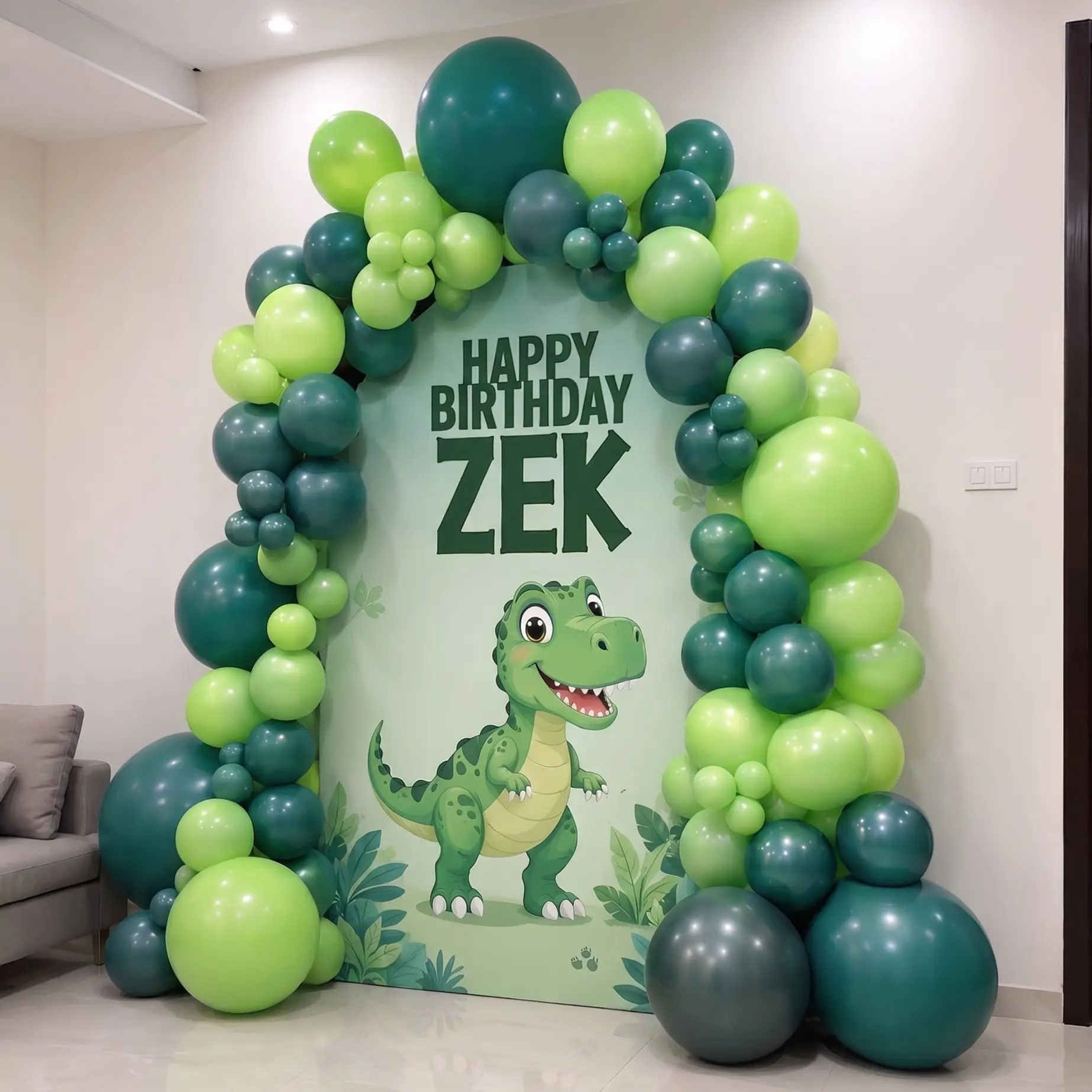 Dinosaur Adventure Kids Birthday Decoration in Sharjah