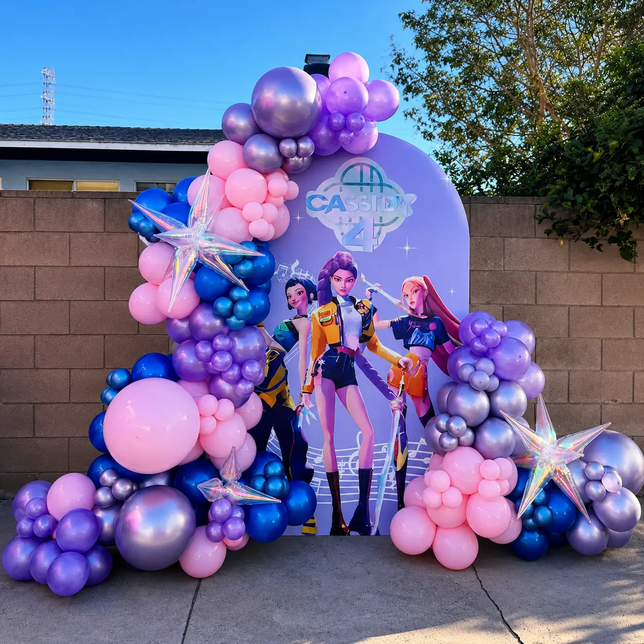 KPop Theme Balloon Backdrop
