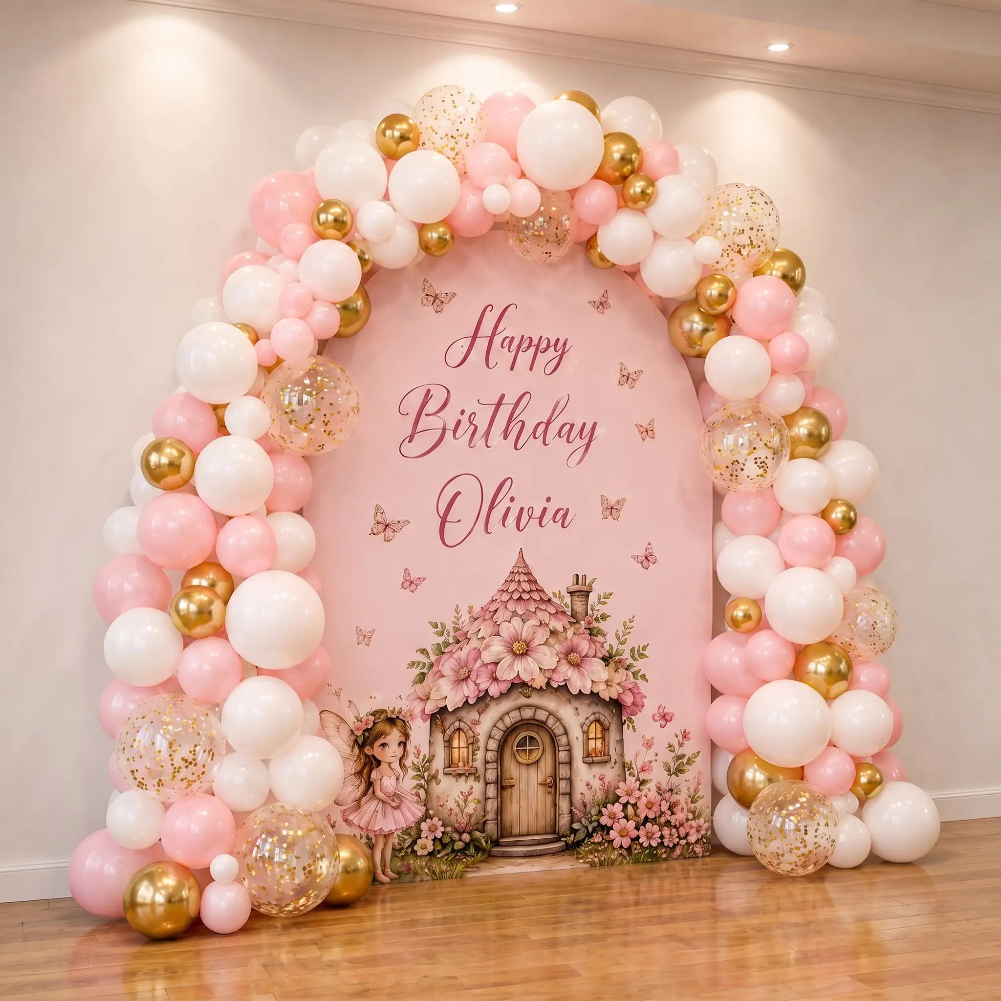 Magical Fairy Birthday Balloon Setup in Dubai