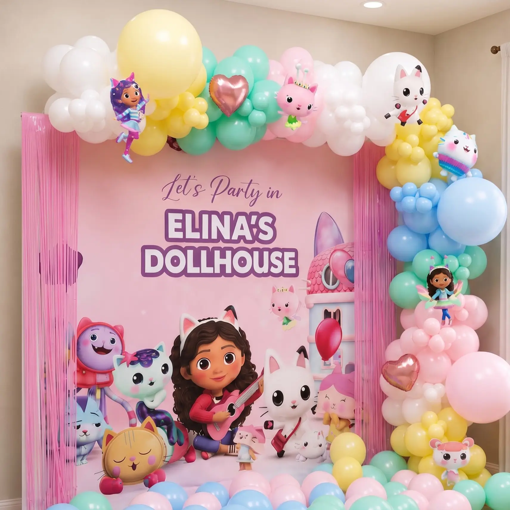 Cab png — Pastel Dollhouse Birthday Balloon Decor