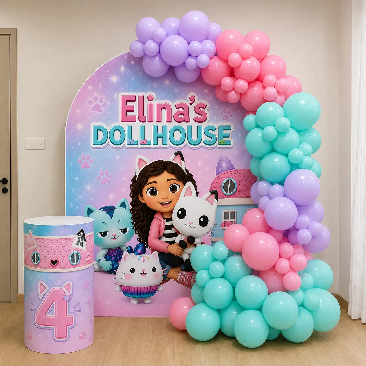 Fbf faf — Pastel Dollhouse Birthday Setup