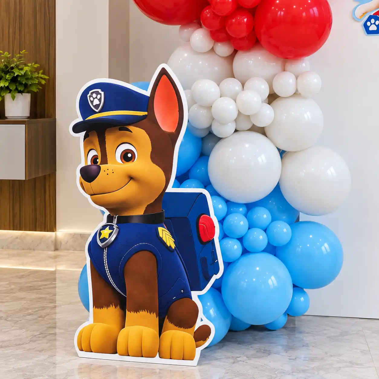 Simple Paw Patrol Kids Birthday Theme