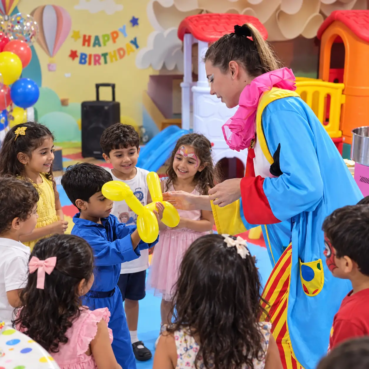 Bubble Show & Balloon Sculptor Combo for Kids Birthday