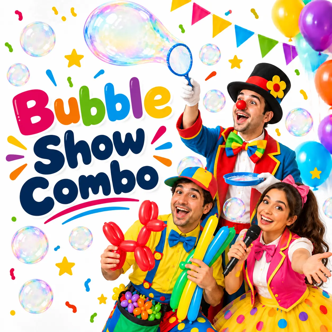 Chat gpt sep pm — Bubble Show & Balloon Sculptor Combo for Kids Birthday